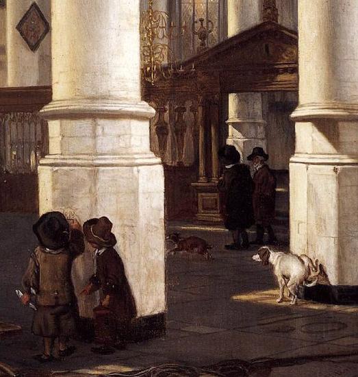 Interior of the Oude Kerk, Delft, Emanuel de Witte